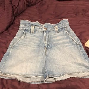 7 for all mankind jean shorts